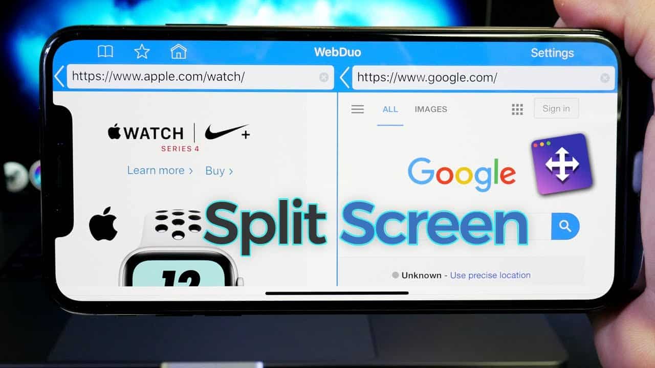 Letakkan-Split-Screen-dari-aplikasi-pertama-ke-bagian-atas-dan-pilih-aplikasi-kedua-yang-ingin-displit
